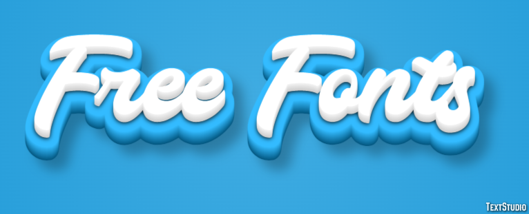 Free Fonts Text Effect