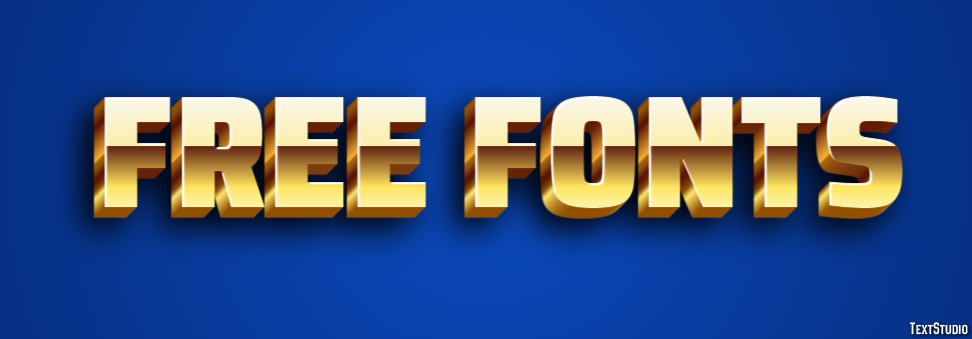 Free Fonts Text Effect