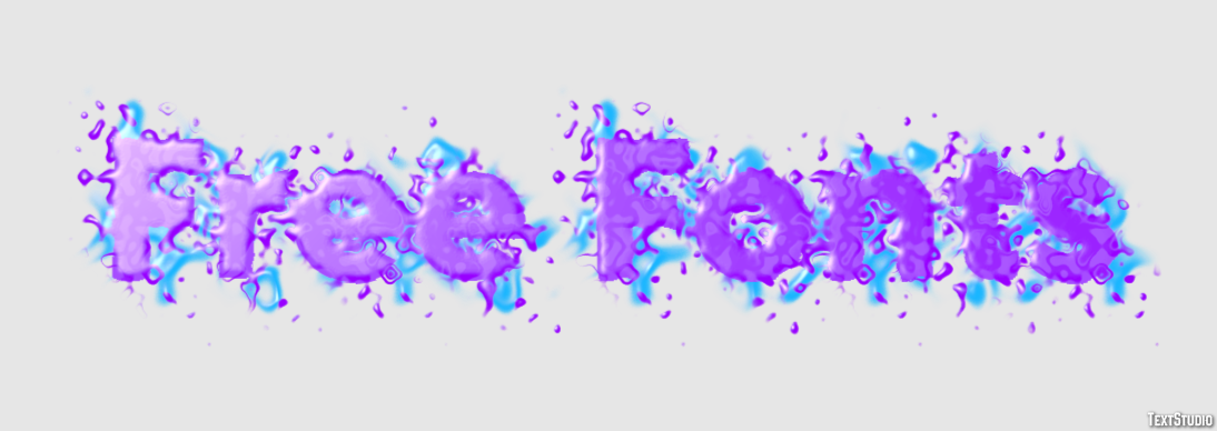 Free Fonts Эффект текста