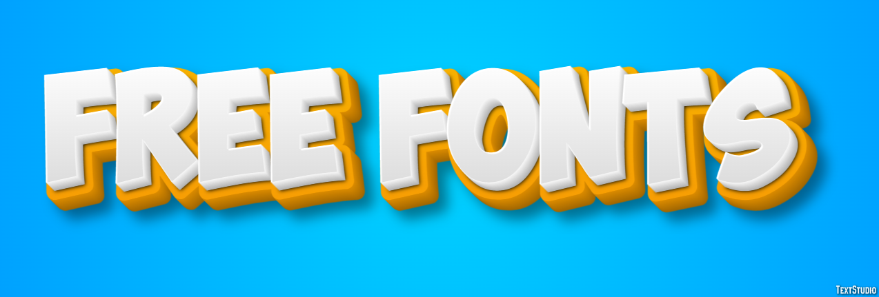 Free Fonts Text Effect
