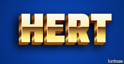 Hert Tekst Effect