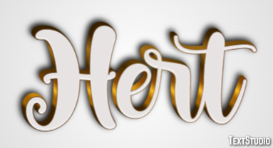 Hert Efeito do texto
