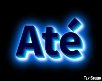 Até Efeito do texto