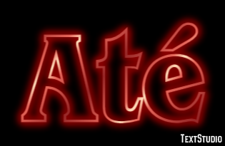Até Efeito do texto