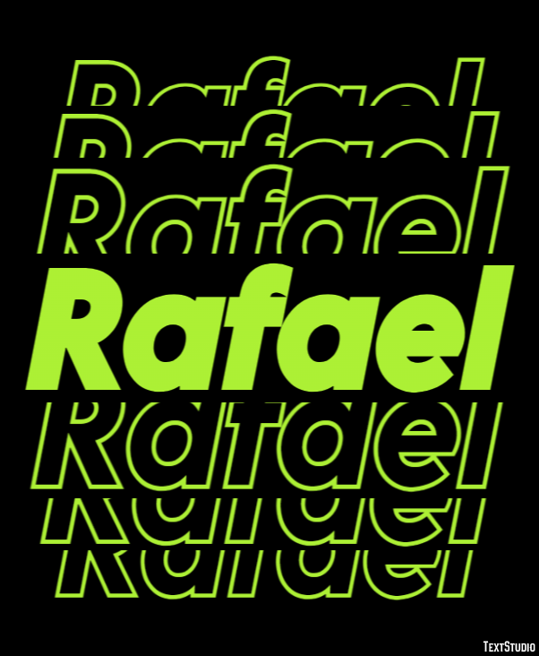 Rafael Efecto de Texto