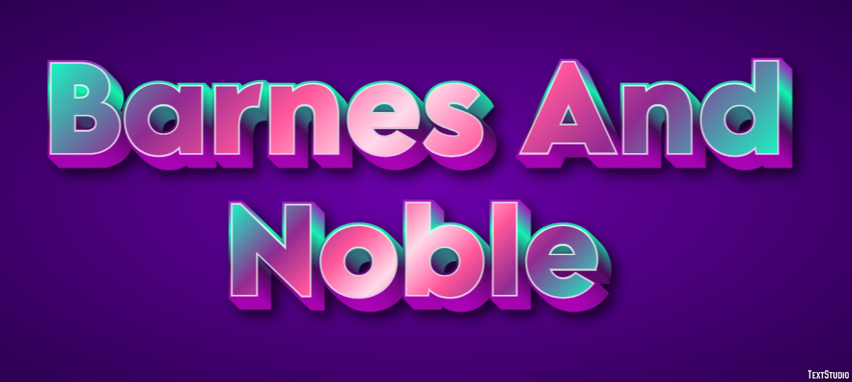 Barnes And Noble Effetto testo