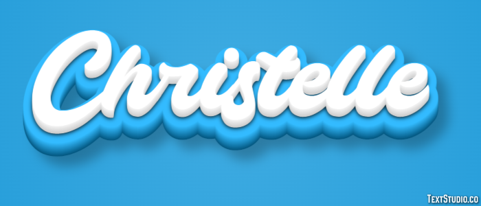 Christelle Texteffekt