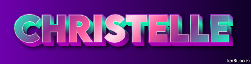 Christelle Texteffekt