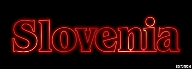 Slovenia Text Effect