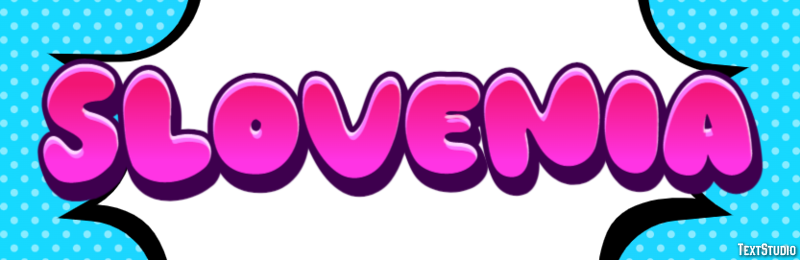 Slovenia Text Effect
