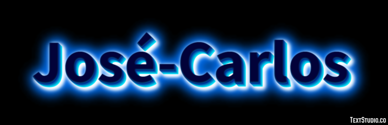 José-Carlos Efecto de Texto