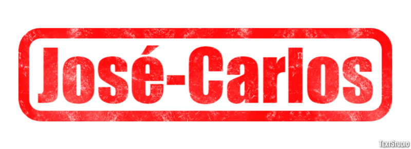 José-Carlos Efecto de texto