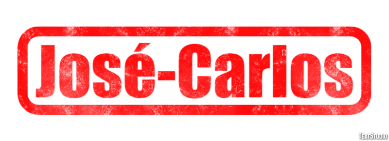 José-Carlos Efecto de Texto