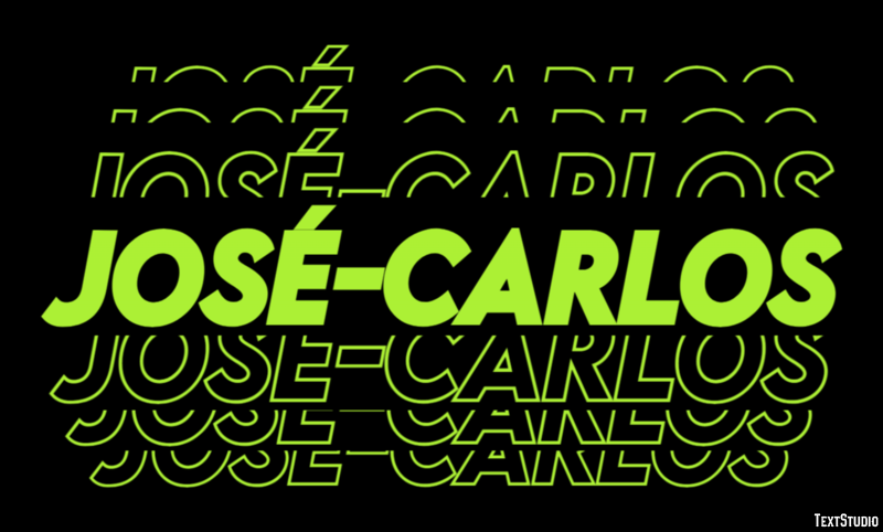 José-Carlos Efecto de Texto