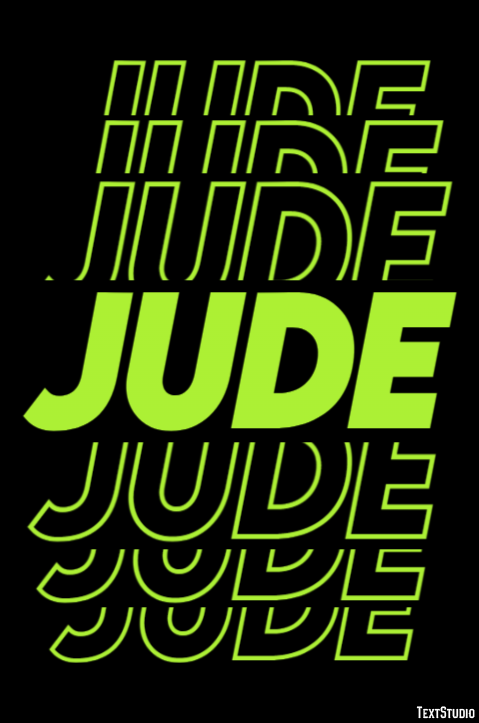 Jude Efekt tekstowy
