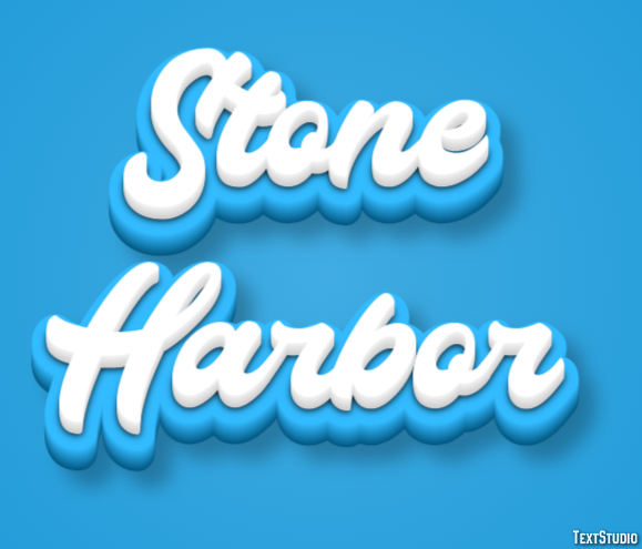 Stone Harbor Text Effect