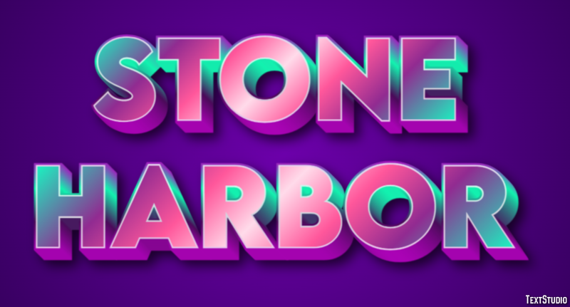 Stone Harbor Text Effect