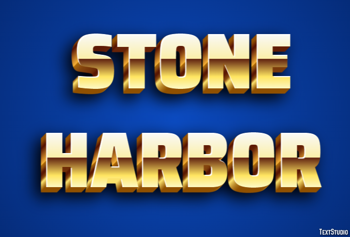 Stone Harbor Texteffekt