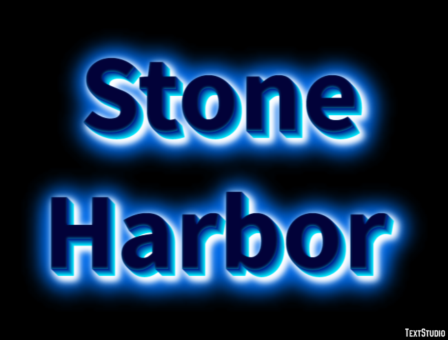 Stone Harbor Efecto de Texto