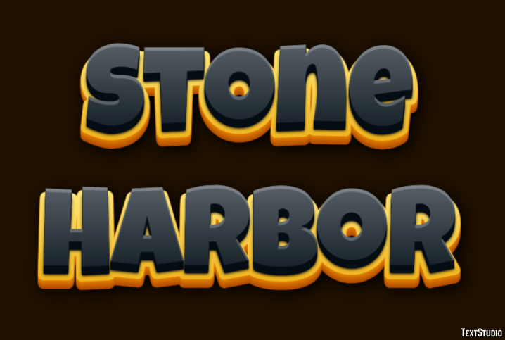 Stone Harbor Texteffekt