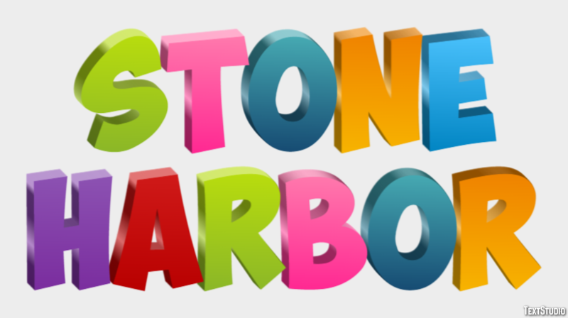 Stone Harbor Text Effect