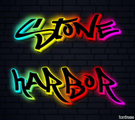 Stone Harbor Text Effect