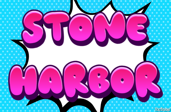 Stone Harbor Texteffekt