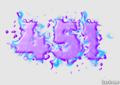 451 Text Effect