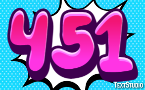 451 Text Effect