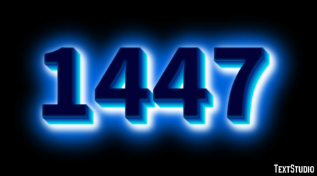 1447 Tekst Effect