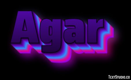 Agar Metin efekti