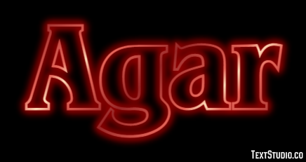 Agar Metin efekti
