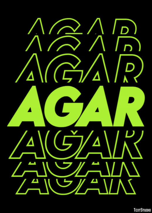 Agar Metin Efekti