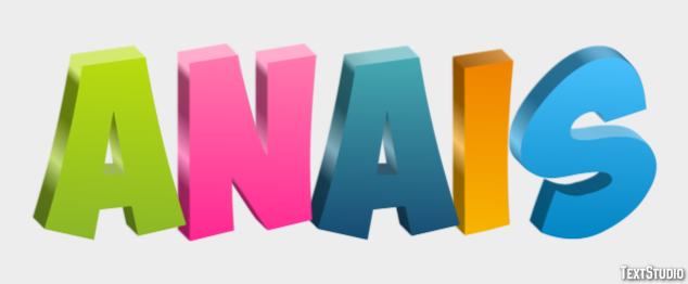 Anaïs Efecto de Texto