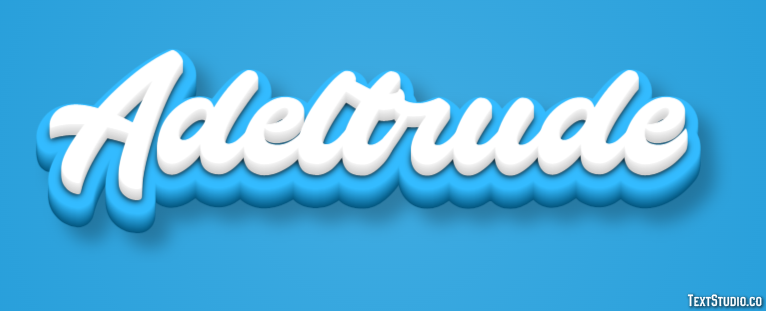 Adeltrude Texteffekt