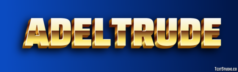Adeltrude Texteffekt