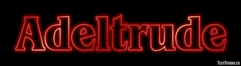 Adeltrude Texteffekt