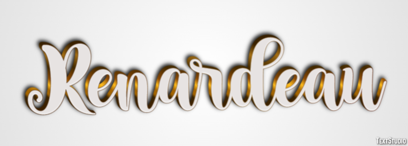 Renardeau Texteffekt