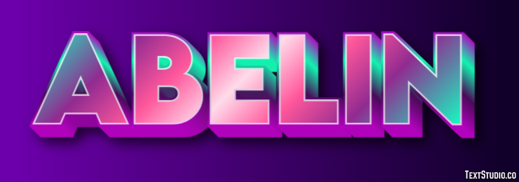 Abelin Text Effect
