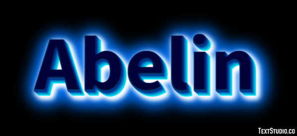 Abelin Text Effect