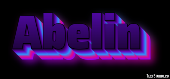 Abelin Text Effect