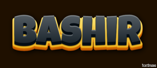 Bashir Efecto de Texto