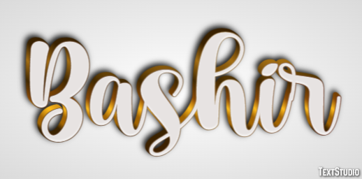 Bashir Efecto de Texto