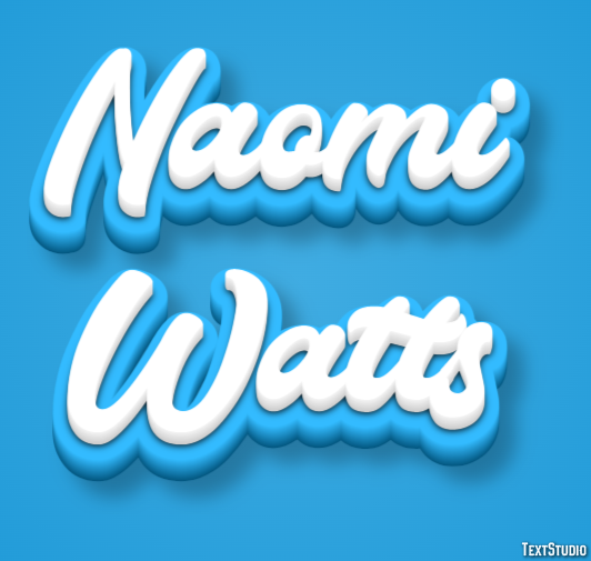Naomi Watts Efeito de texto