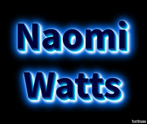 Naomi Watts Efecto de Texto