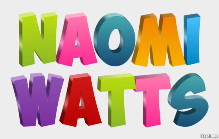 Naomi Watts Efeito do texto