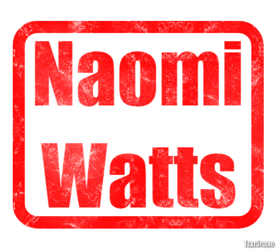 Naomi Watts Efeito de texto
