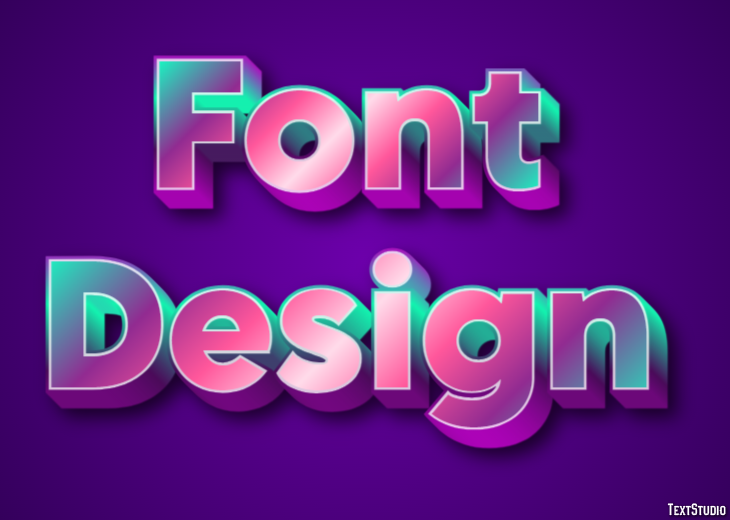 Font Design Text Effect