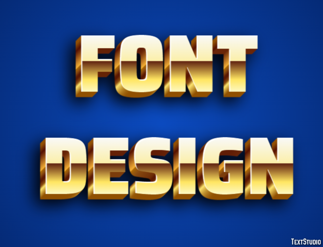 Font Design Text Effect