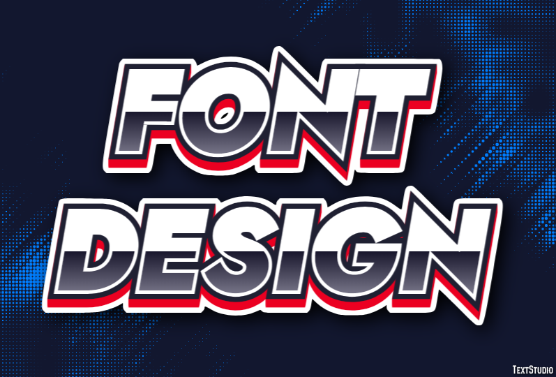 Font Design Text Effect